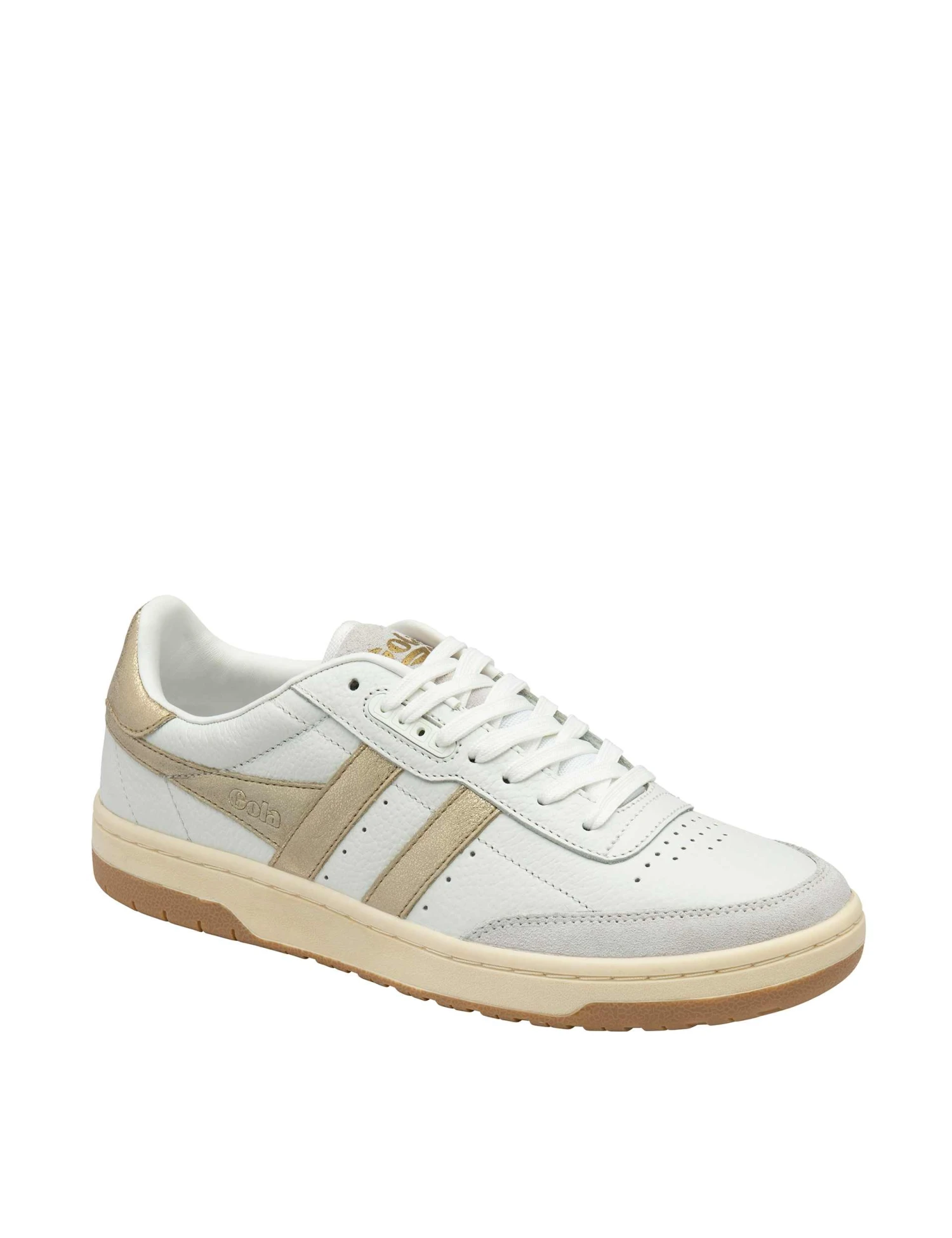 Gola Falcon Mirror Leather Trainers 4 Gola Falcon Mirror Leather Trainers - Image 4