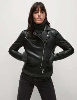 Faux Leather Biker Jacket -Cyberjammies Store Faux Leather Biker Jacket 3