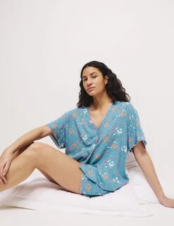 Floral Shortie Set -Cyberjammies Store Floral Shortie Set 3