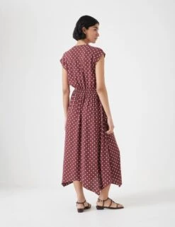 Geometric Print Maxi Waisted Relaxed Dress -Cyberjammies Store Geometric Print Maxi Waisted Relaxed Dress 3