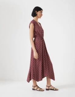 Geometric Print Maxi Waisted Relaxed Dress -Cyberjammies Store Geometric Print Maxi Waisted Relaxed Dress 4