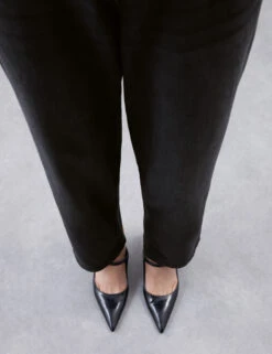 High Waisted Barrel Leg Jeans -Cyberjammies Store High Waisted Barrel Leg Jeans 2