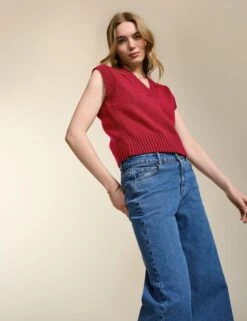 High Waisted Slouchy Wide Leg Jeans -Cyberjammies Store High Waisted Slouchy Wide Leg Jeans 3