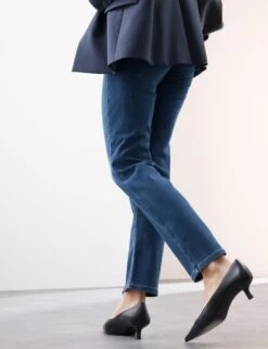 High Waisted Straight Leg Jeans -Cyberjammies Store High Waisted Straight Leg Jeans 2