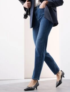 High Waisted Straight Leg Jeans -Cyberjammies Store High Waisted Straight Leg Jeans 6