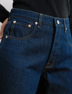 High Waisted Wide Leg Turn Up Jeans -Cyberjammies Store High Waisted Wide Leg Turn Up Jeans 3