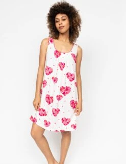 Cyberjammies Jersey Heart Print Nightdress