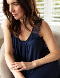 Cyberjammies Jersey Lace Trim Strappy Nightdress -Cyberjammies Store Jersey Lace Trim Strappy Nightdress 2