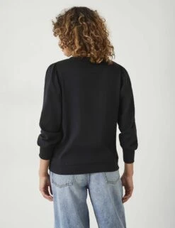 Jersey Puff Sleeve Sweatshirt 17 Jersey Puff Sleeve Sweatshirt -Cyberjammies Store Jersey Puff Sleeve Sweatshirt 2