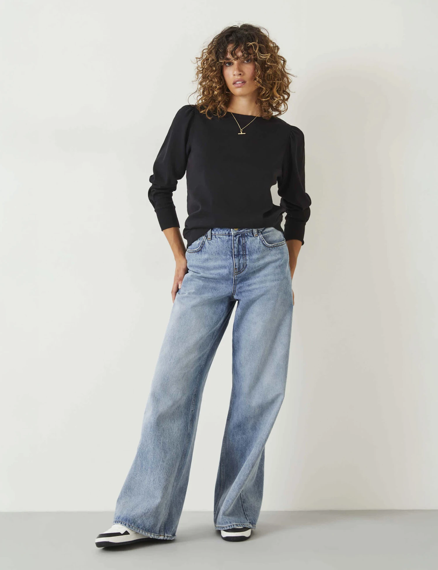 Jersey Puff Sleeve Sweatshirt 4 Jersey Puff Sleeve Sweatshirt - Image 4