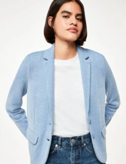 Whistles Jersey Slim Single Breasted Blazer Jacket -Cyberjammies Store Jersey Slim Single Breasted Blazer Jacket 2