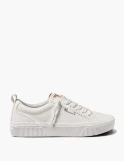 Reef Lay Day Dawn Leather Metallic Trainers