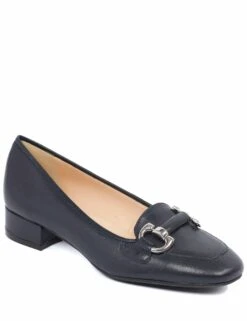 Jones Bootmaker Leather Block Heel Pumps -Cyberjammies Store Leather Block Heel Pumps 2