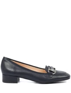Jones Bootmaker Leather Block Heel Pumps