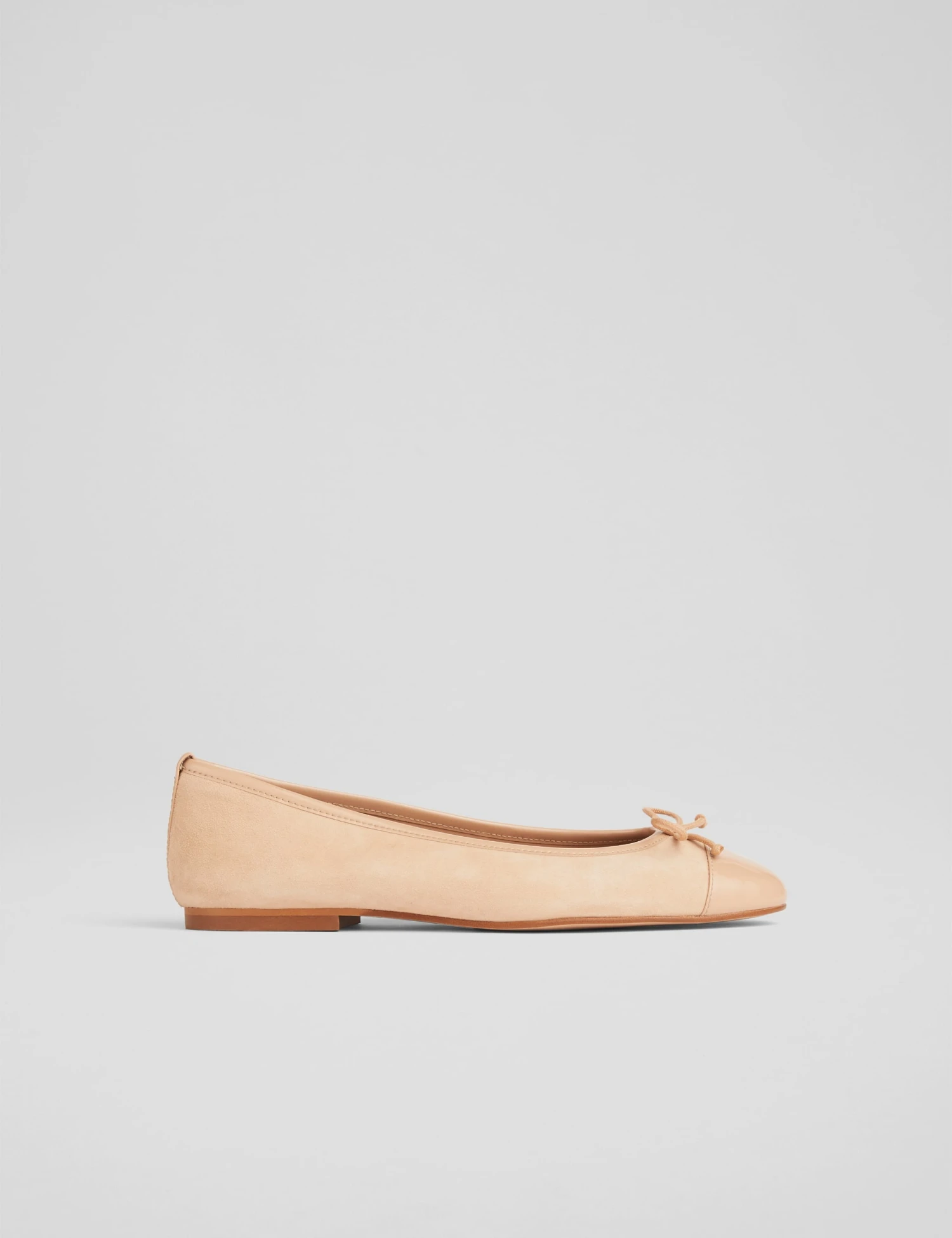 Leather Bow Slip On Ballet Pumps 1 Leather Bow Slip On Ballet Pumps