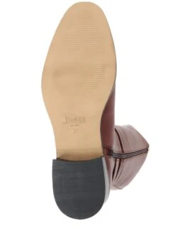 Jones Bootmaker Leather Buckle Block Heel Riding Boots -Cyberjammies Store Leather Buckle Block Heel Riding Boots 5