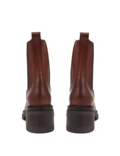 Jones Bootmaker Leather Chelsea Block Heel Ankle Boots -Cyberjammies Store Leather Chelsea Block Heel Ankle Boots 4