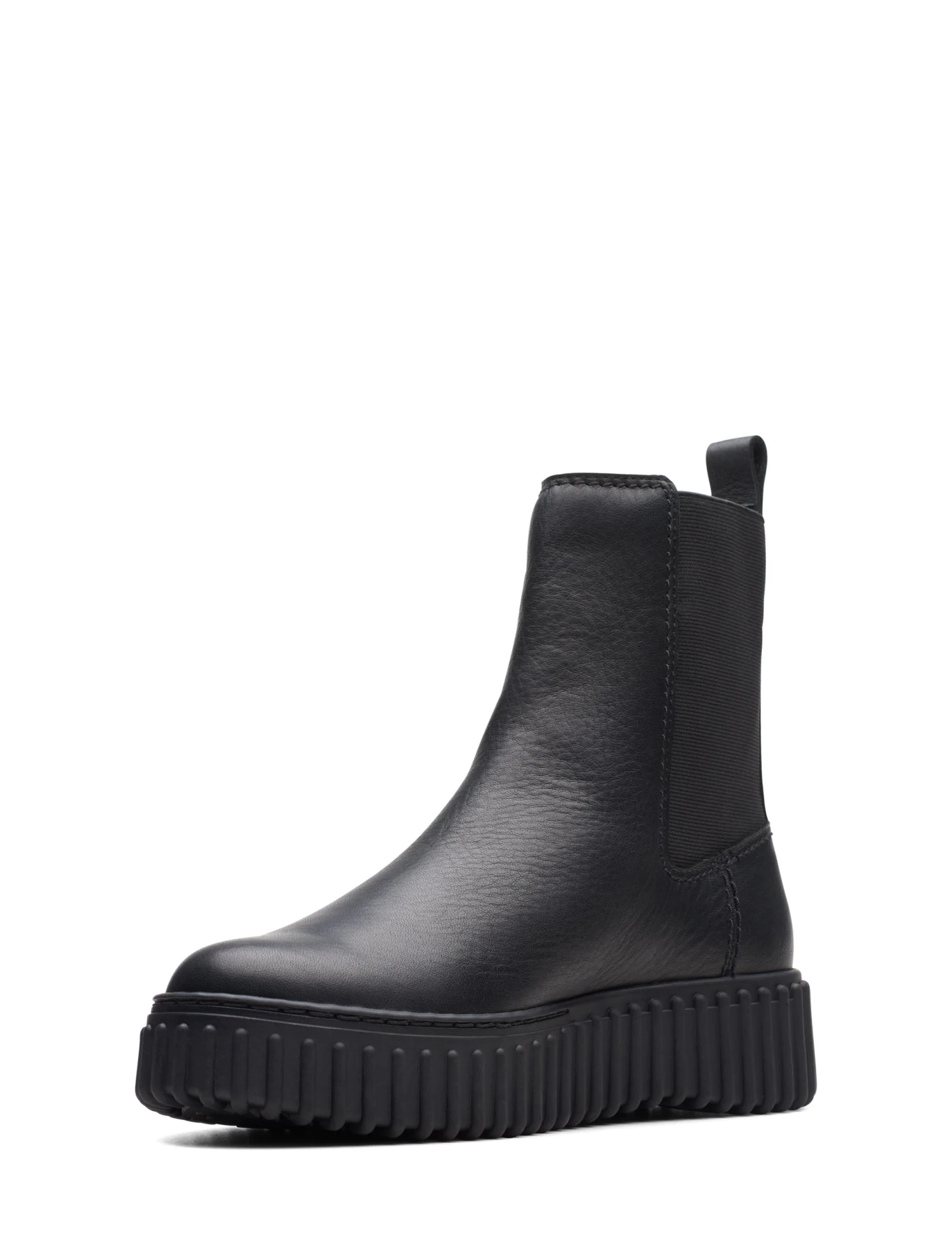 Clarks Leather Chelsea Chunky Ankle Boots 4 Clarks Leather Chelsea Chunky Ankle Boots - Image 4