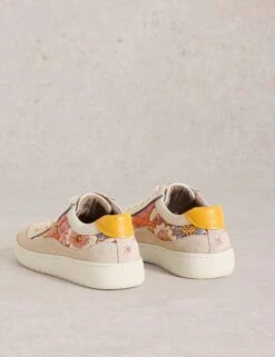 WHITE STUFF Leather Colour Block Flatform Trainers -Cyberjammies Store Leather Colour Block Flatform Trainers 2