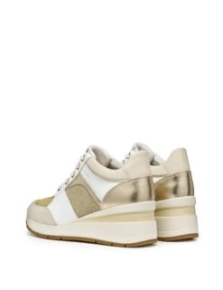 Geox Leather Colour Block Wedge Trainers -Cyberjammies Store Leather Colour Block Wedge Trainers 6