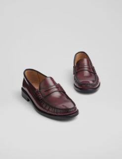 Leather Flat Heel Loafers -Cyberjammies Store Leather Flat Heel Loafers 2