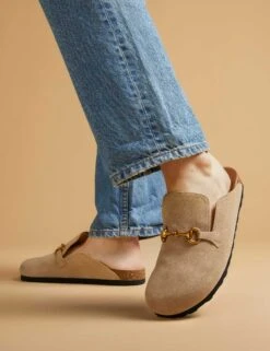 Jones Bootmaker Leather Horsebit Mules