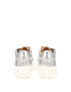 Jones Bootmaker Leather Lace Up Flatform Trainers -Cyberjammies Store Leather Lace Up Flatform Trainers 4