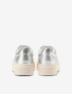 Cole Haan Leather Lace Up Metallic Platform Trainers -Cyberjammies Store Leather Lace Up Metallic Platform Trainers 2