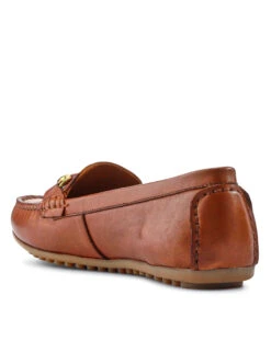 Jones Bootmaker Leather Slip On Flat Loafers -Cyberjammies Store Leather Slip On Flat Loafers 4