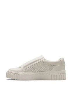 Clarks Leather Slip On Side Detail Trainers -Cyberjammies Store Leather Slip On Side Detail Trainers 2
