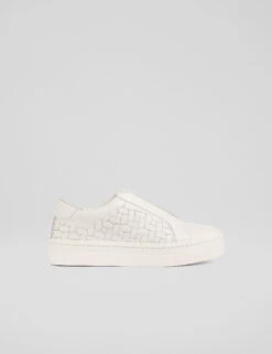 Leather Slip On Trainers