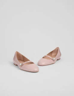 Leather Strappy Flat Pumps 10 Leather Strappy Flat Pumps -Cyberjammies Store Leather Strappy Flat Pumps 2