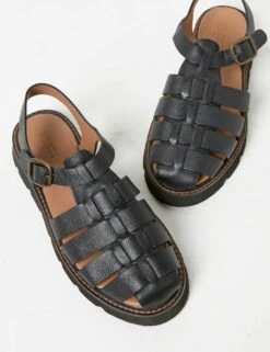 Leather Strappy Platform Saldals -Cyberjammies Store Leather Strappy Platform Saldals 2