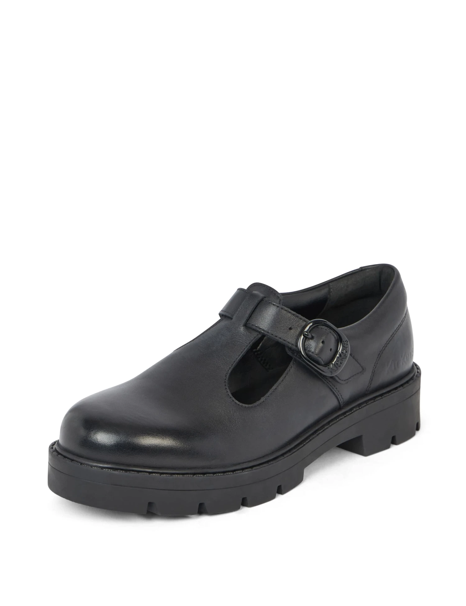 Kickers Leather T-Bar Chunky Shoes 6 Kickers Leather T-Bar Chunky Shoes - Image 6