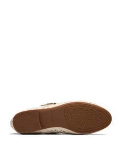 Clarks Leather Textured Mary Jane Ballet Pumps -Cyberjammies Store Leather Textured Mary Jane Ballet Pumps 3