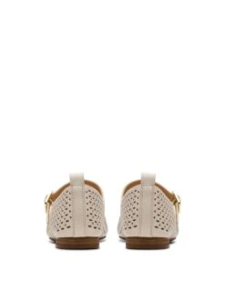 Clarks Leather Textured Mary Jane Ballet Pumps -Cyberjammies Store Leather Textured Mary Jane Ballet Pumps 4