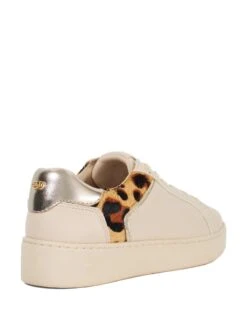 Dune London Leopard Print Lace-Up Flatform Trainers -Cyberjammies Store Leopard Print Lace Up Flatform Trainers 2