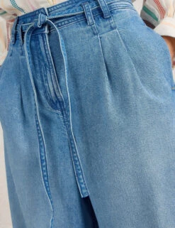 WHITE STUFF Lyocell Blend Mid Rise Wide Leg Jeans 10 WHITE STUFF Lyocell Blend Mid Rise Wide Leg Jeans -Cyberjammies Store Lyocell Blend Mid Rise Wide Leg Jeans 2