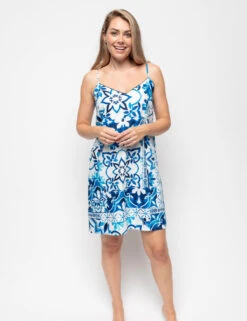 Cyberjammies Cotton Modal Tile Print Short Chemise