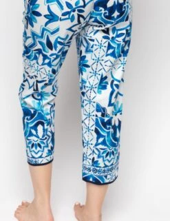 Cyberjammies Cotton Modal Printed Cropped Pyjama Bottoms -Cyberjammies Store MS 01 T83 8022T Z4 X EC 2
