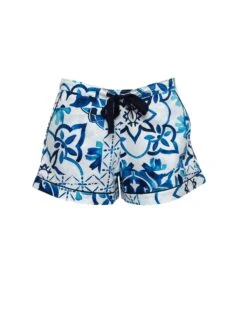 Cyberjammies Cotton Modal Tile Print Pyjama Shorts