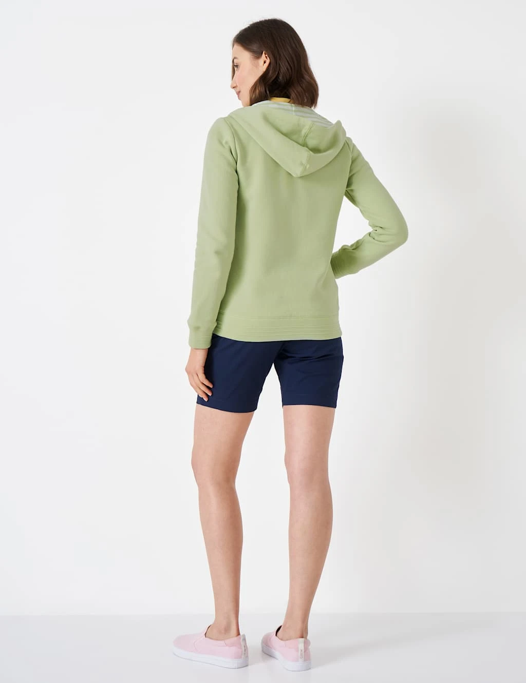 Cotton Rich Striped Zip Up Hoodie 4 Cotton Rich Striped Zip Up Hoodie - Image 4