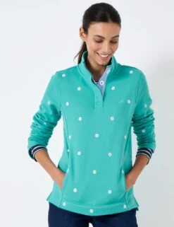 Cotton Rich Embroidered Sweatshirt