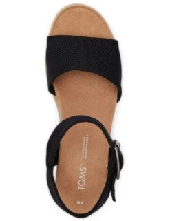 Toms Canvas Buckle Ankle Strap Wedge Espadrilles -Cyberjammies Store MS 10 T82 8031 Y0 X EC 2