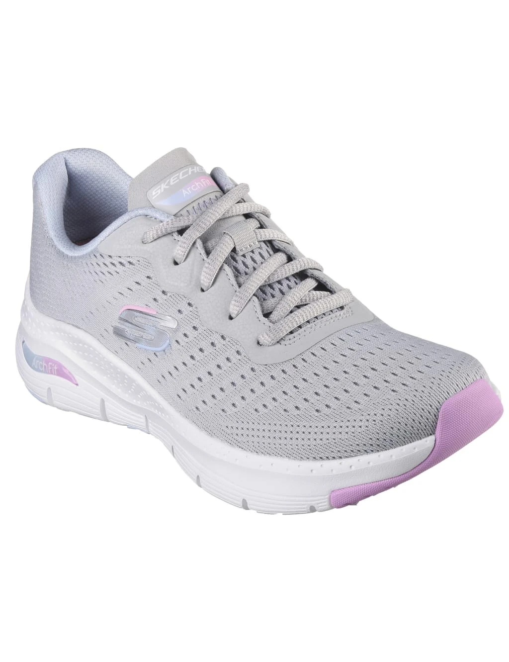 Skechers Arch Fit™ Infinity Lace Up Mesh Trainers 2 Skechers Arch Fit™ Infinity Lace Up Mesh Trainers - Image 2