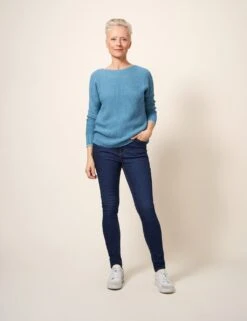 WHITE STUFF Organic Cotton Textured Crew Neck Jumper -Cyberjammies Store MS 10 T83 1951W E0 X EC 3