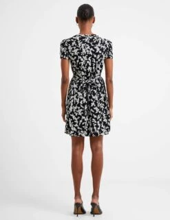 French Connection Jersey Floral V-Neck Mini Tea Dress -Cyberjammies Store MS 10 T83 5102S ZZ X EC 2