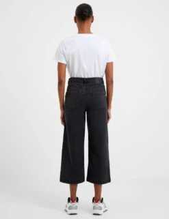 French Connection High Waisted Wide Leg Cropped Jeans -Cyberjammies Store MS 10 T83 5156S Y0 X EC 2