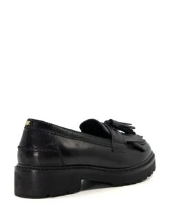 Dune London Leather Tassel Flat Loafers -Cyberjammies Store MS 10 T83 6101S Y0 X EC 2