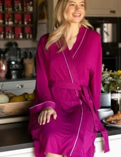 Cyberjammies Modal Rich Short Dressing Gown -Cyberjammies Store MS 10 T83 8026 F8 X EC 1